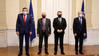 Photo of Članovi Predsjedništva BiH s Borellom: Prevazići lošu političku atmosferu, okrenuti se konkretnom radu