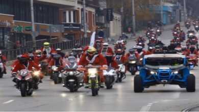 Photo of Bugarska: Defile nekoliko stotina motociklista Djeda Mrazova