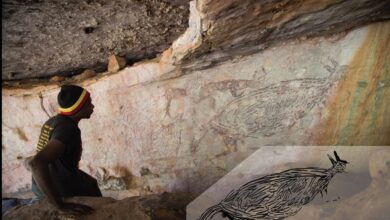 Photo of 17.300 godina star crtež klokana otkriven u Australiji