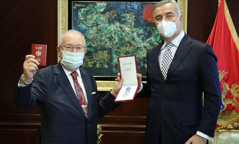 Đukanović uručio Medalju za zasluge države Crne Gore dugogodišnjem počasnom konzulu u Istanbulu