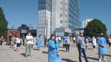 Photo of Kosovo: Protest medicinskih sestara i tehničara