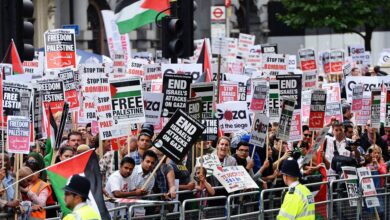 Photo of U Londonu se održavaju protesti zbog izraelskih napada na Gazu i Al-Aksu
