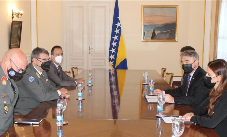 Susret Komšić - Platzer: Data puna podrška nastavku operacije Althea u BiH