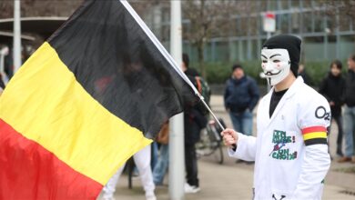 Photo of Belgija: Stotine građana na protestu protiv obavezne anticovid vakcinacije
                            
                                Belgija: Stotine građana na protestu protiv obavezne anticovid vakcinacije