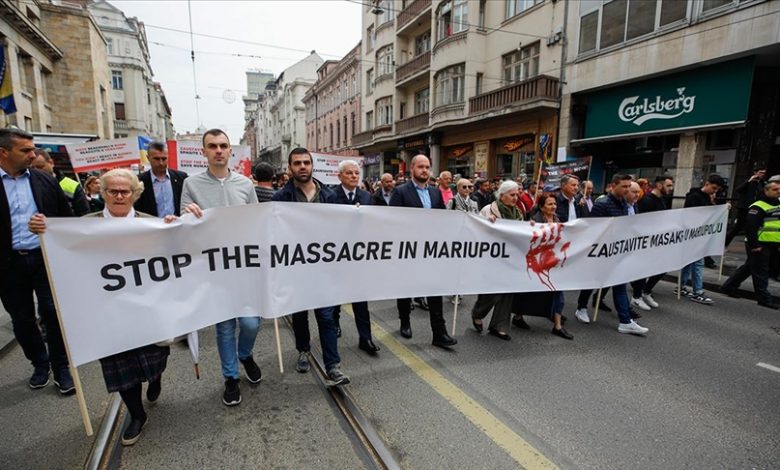 U Sarajevu skup podrške Ukrajini i ukrajinskom narodu: Zaustavite masakr u Mariupolju