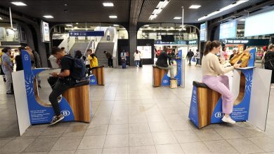 Photo of Na željezničkoj stanici u Briselu pedalanjem može se napuniti mobilni telefon