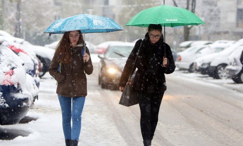 Snijeg za vikend u BiH, temperature do -5 stepeni