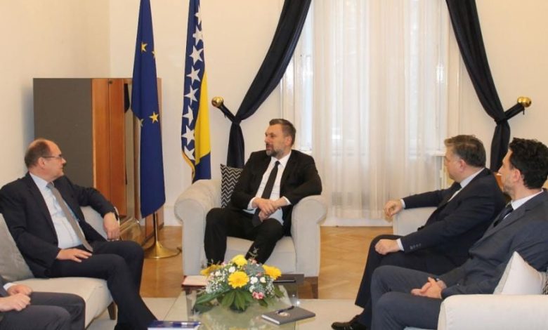 Ministar vanjskih poslova BiH Konaković razgovarao sa visokim predstavnikom Schmidtom