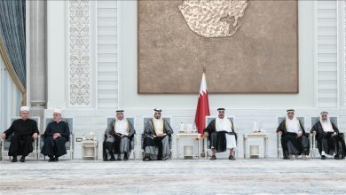 Photo of Reis Kavazović i muftije na iftaru kod emira države Katar