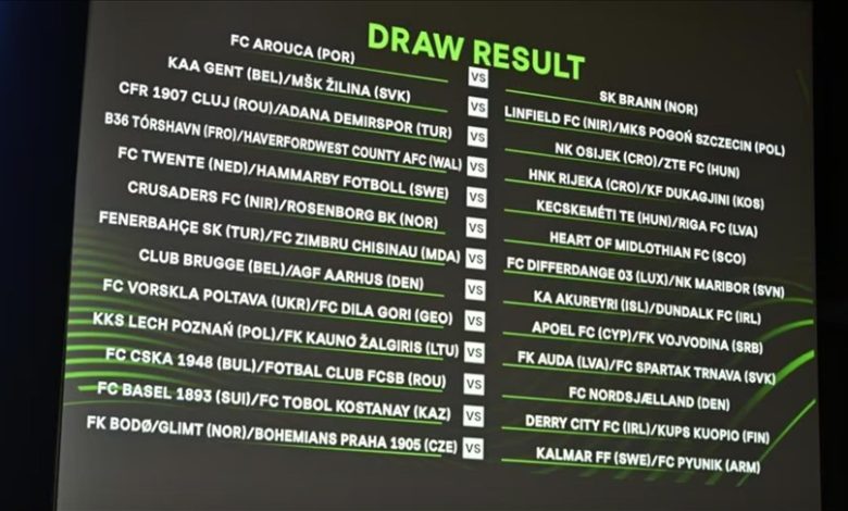 UEFA Konferencijska liga:  Poznati potencijalni protivnici Željezničara, Borca, Osijeka, Maribora