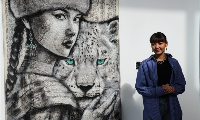 Kazahstanska umjetnica Asel plijeni pažnju slikama na tepihu