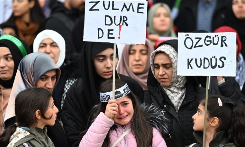 U mnogim turskim gradovima skupovi podrške Palestini: Zaustavite genocid u Gazi
