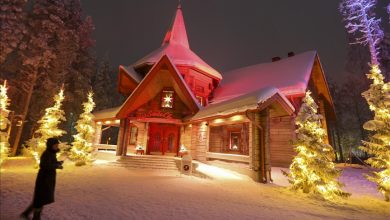 Photo of Bajkoviti finski grad Rovaniemi, snježni dom Djeda Mraza