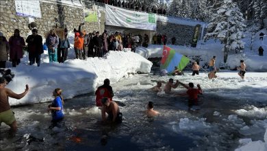 Photo of Turkiye: Zaplivali u ledenom jezeru na nadmorskoj visini od 1.700 metara