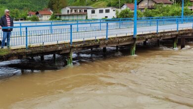 Photo of Usljed padavina u blagom porastu nivoi rijeka Une, Bosne i Sane