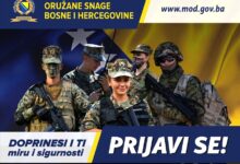 Photo of Raspisan oglas za prijem 400 kandidata u profesionalnu vojnu službu u činu vojnika Oružanih snaga BiH
