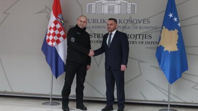 Photo of Susret Maqedonci – Anušić: Odlični odnosi Kosova i Hrvatske u oblasti odbrane