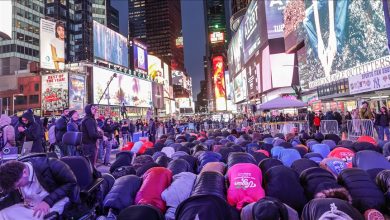 Photo of SAD: Teravih-namaz na Times Squareu u New Yorku